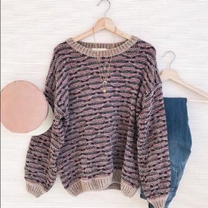 Luca + Grae running with wolves sweater